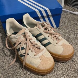 Womens Adidas Gazelle Bold Platform Sneakers